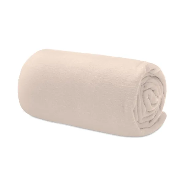 MUSALA RPET RPET fleece travel blanket Beige