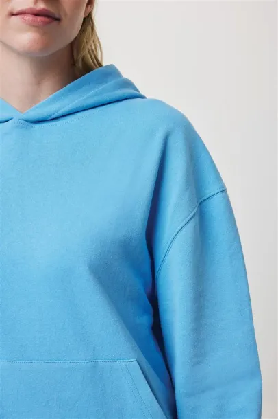  Iqoniq Yoho unisex hoodie od recikliranog pamuka, 340 g/m² - iqoniq tranquil blue