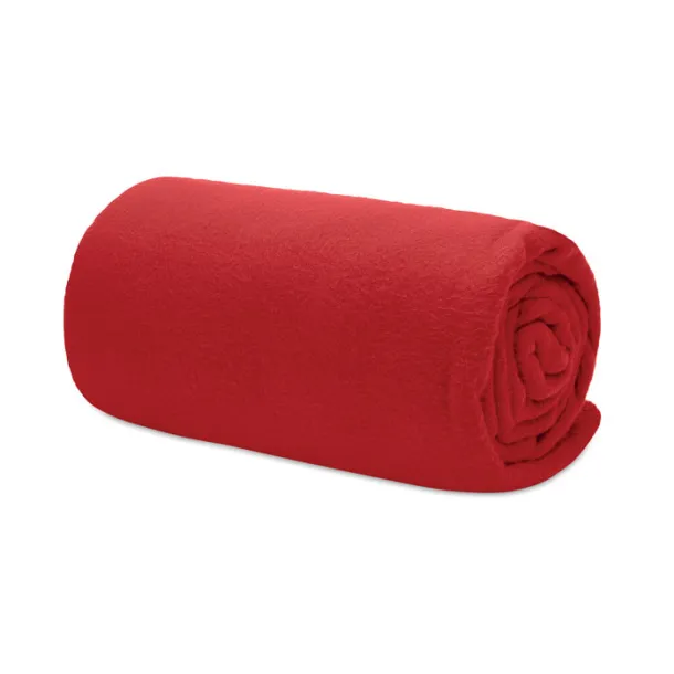 MUSALA RPET RPET fleece travel blanket Red