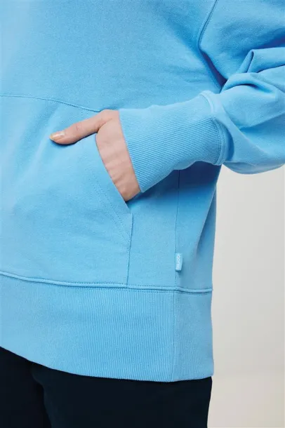  Iqoniq Yoho unisex hoodie od recikliranog pamuka, 340 g/m² - iqoniq tranquil blue