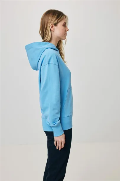  Iqoniq Yoho unisex hoodie od recikliranog pamuka - iqoniq tranquil blue
