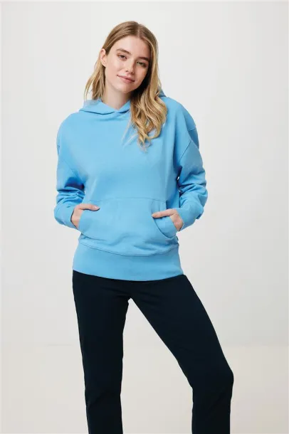  Iqoniq Yoho unisex hoodie od recikliranog pamuka, 340 g/m² - iqoniq tranquil blue