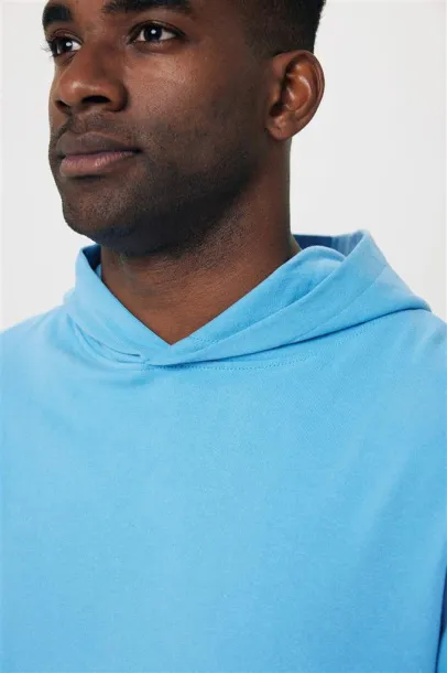  Iqoniq Yoho recycled cotton relaxed hoodie - iqoniq tranquil blue