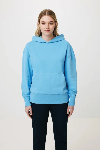  Iqoniq Yoho unisex hoodie od recikliranog pamuka - iqoniq tranquil blue