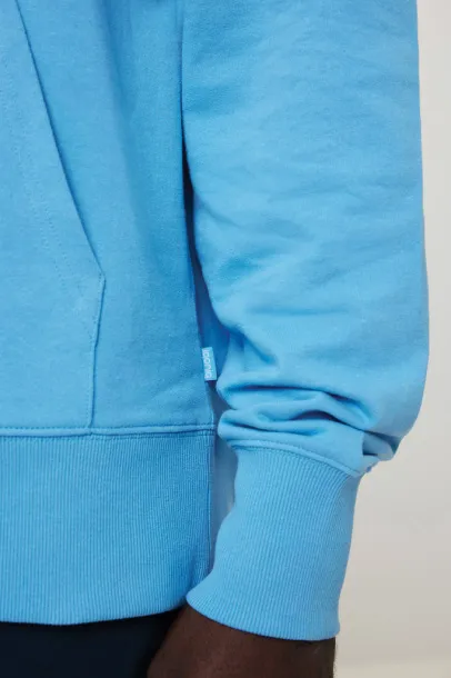  Iqoniq Yoho unisex hoodie od recikliranog pamuka, 340 g/m² - iqoniq tranquil blue