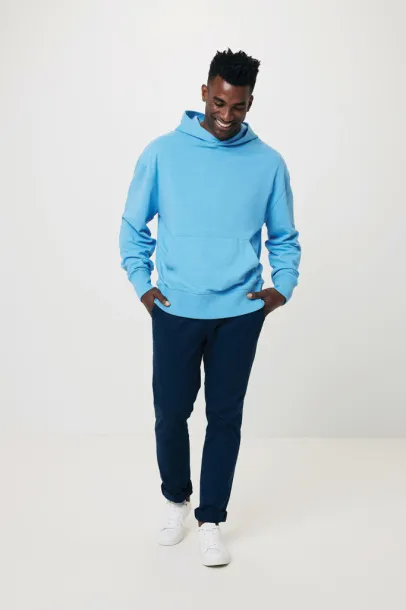  Iqoniq Yoho unisex hoodie od recikliranog pamuka - iqoniq tranquil blue