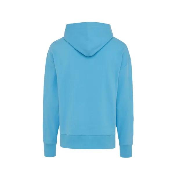  Iqoniq Yoho recycled cotton relaxed hoodie - iqoniq tranquil blue