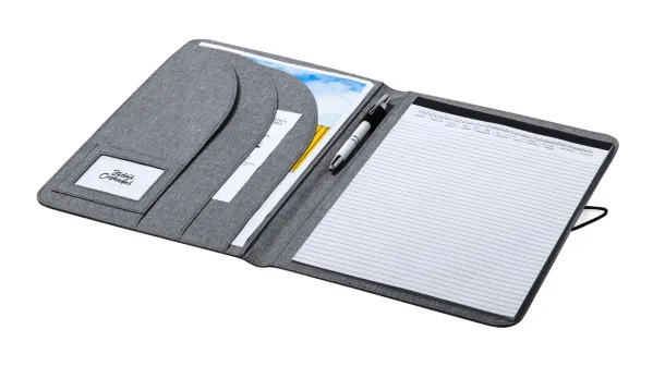 Dennis RPET document folder ash grey