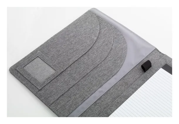 Dennis RPET document folder ash grey