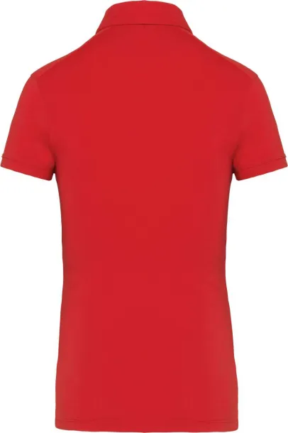  LADIES' SHORT SLEEVED JERSEY POLO SHIRT - Kariban Red