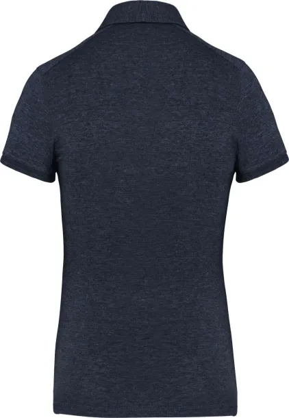  Ženska polo majica kratkih rukava, 180 g/m2 - Kariban French Navy Heather
