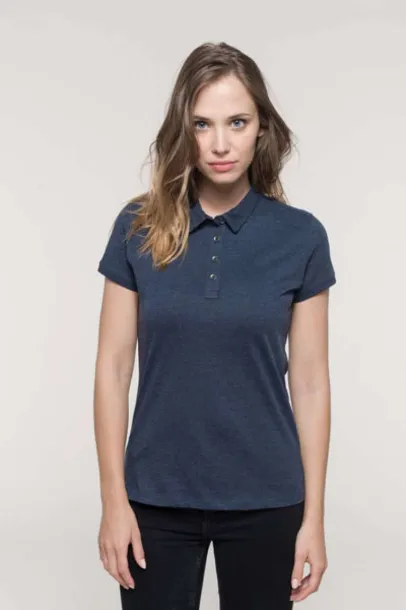  LADIES' SHORT SLEEVED JERSEY POLO SHIRT - Kariban Grey Heather