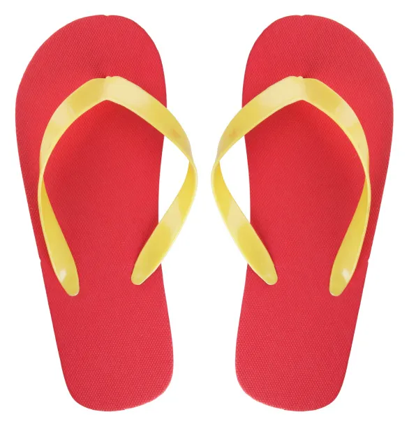 CreaPlaya customisable beach slippers Red