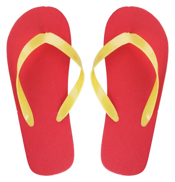 CreaPlaya customisable beach slippers Red