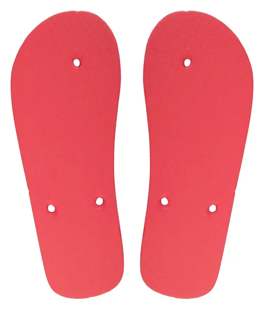 CreaPlaya customisable beach slippers Red