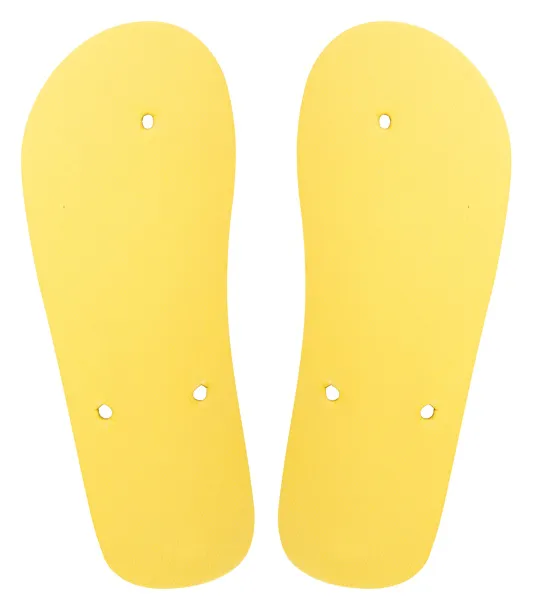 CreaPlaya customisable beach slippers Yellow