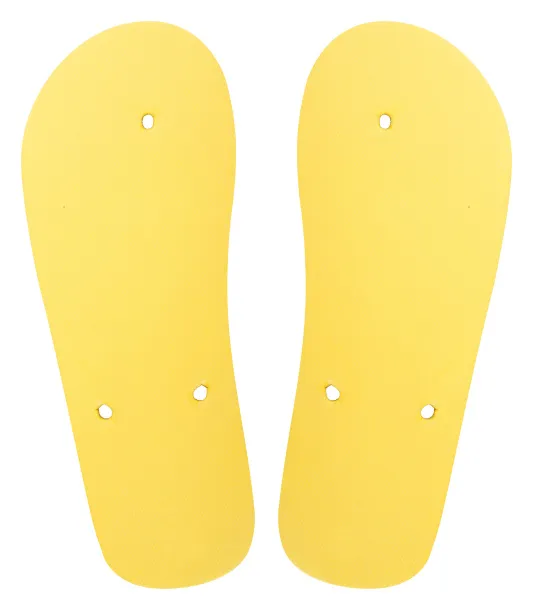 CreaPlaya customisable beach slippers Yellow