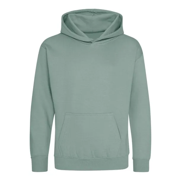  KIDS HOODIE - Just Hoods Dusty Green