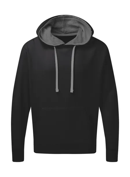  Dvobojni hoodie, 280 g/m² - SG Crna Siva