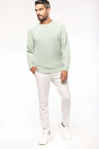  MEN'S ORGANIC COTTON CREW NECK RAGLAN SLEEVE SWEATSHIRT - Kariban Sage