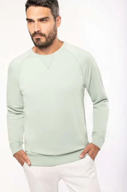  MEN'S ORGANIC COTTON CREW NECK RAGLAN SLEEVE SWEATSHIRT - Kariban Sage