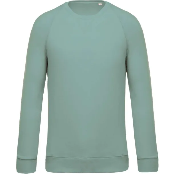  MEN'S ORGANIC COTTON CREW NECK RAGLAN SLEEVE SWEATSHIRT - Kariban Sage