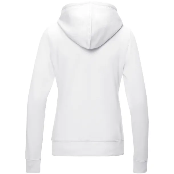 Ruby women’s GOTS organic GRS recycled full zip hoodie - Elevate NXT White