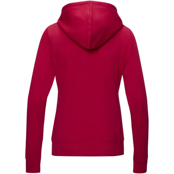 Ruby women’s GOTS organic GRS recycled full zip hoodie - Elevate NXT Red