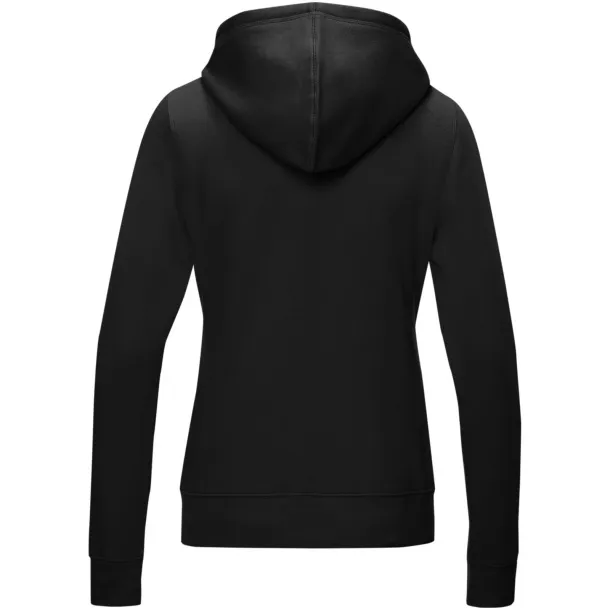 Ruby women’s GOTS organic GRS recycled full zip hoodie - Elevate NXT Solid black