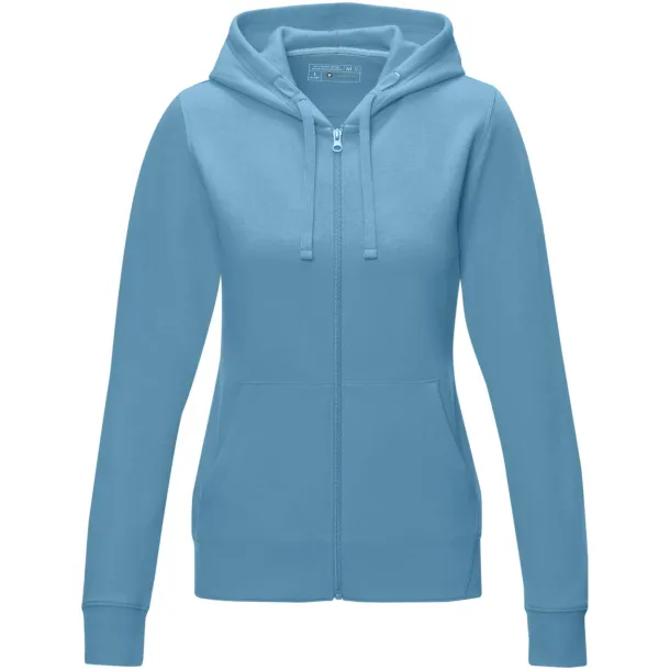 Ruby women’s GOTS organic GRS recycled full zip hoodie - Elevate NXT NXT blue