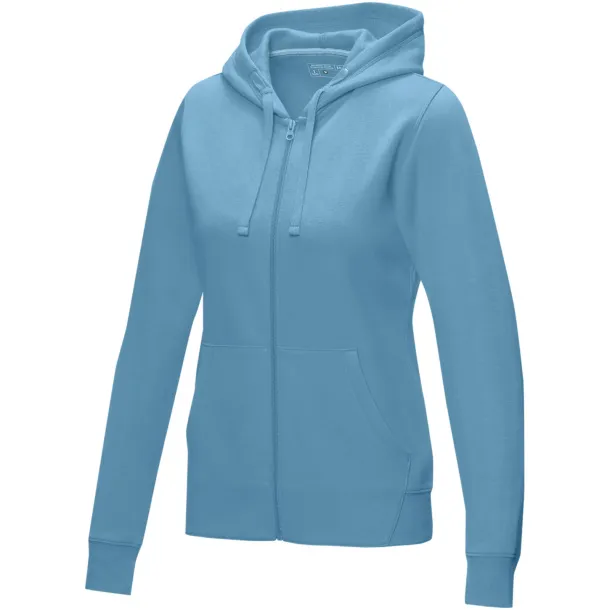 Ruby women’s GOTS organic GRS recycled full zip hoodie - Elevate NXT NXT blue