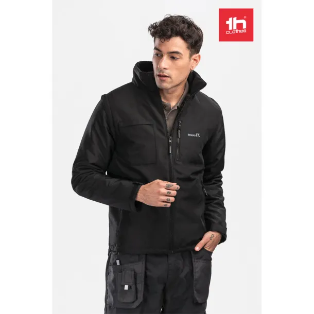 ASTANA Unisex padded workwear jacket Black