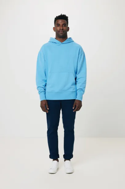  Iqoniq Yoho unisex hoodie od recikliranog pamuka, 340 g/m² - iqoniq tranquil blue