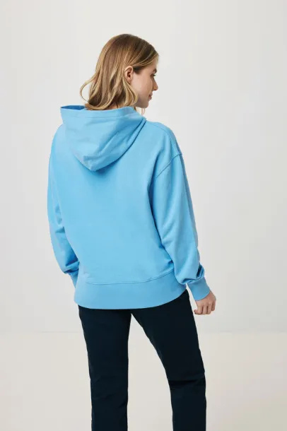  Iqoniq Yoho recycled cotton relaxed hoodie - iqoniq tranquil blue