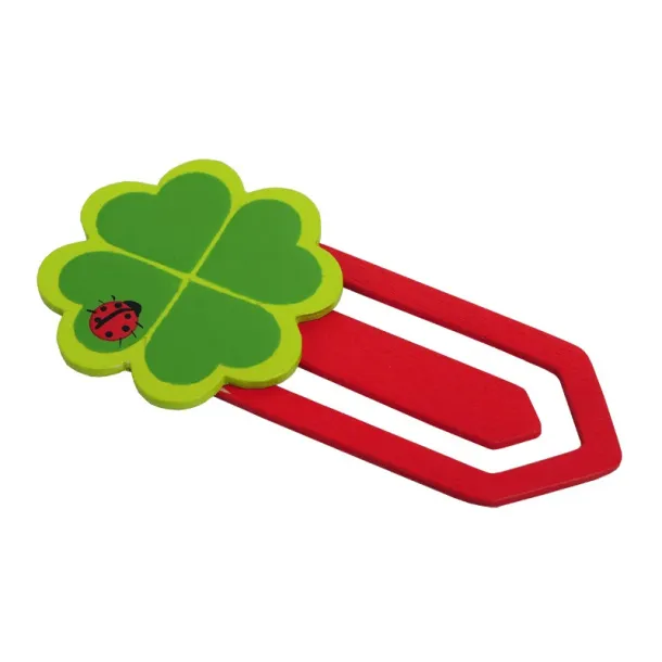 CLOVER BOOK bookmark Red