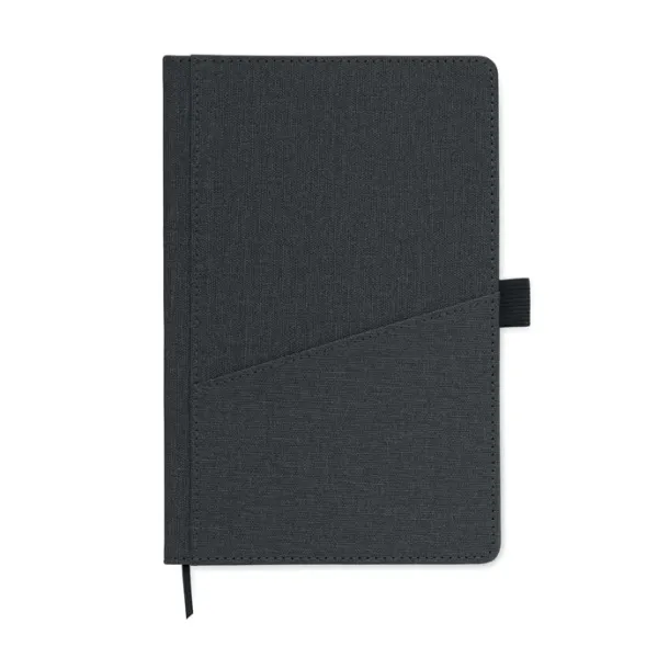 CINCO A5 notebook PU front pocket Black