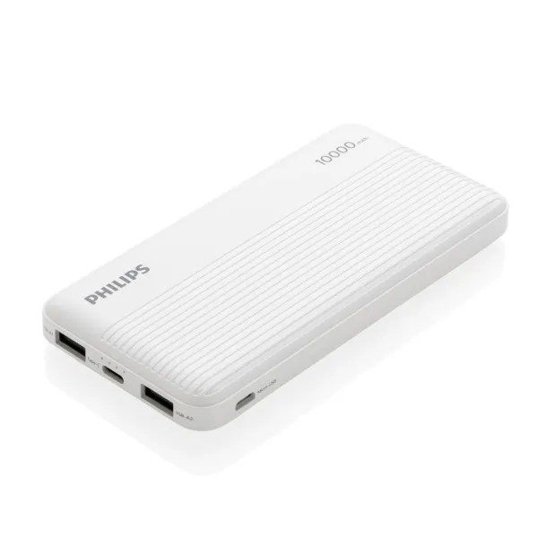  Philips 10.000 mAh slim powerbank - Philips White 