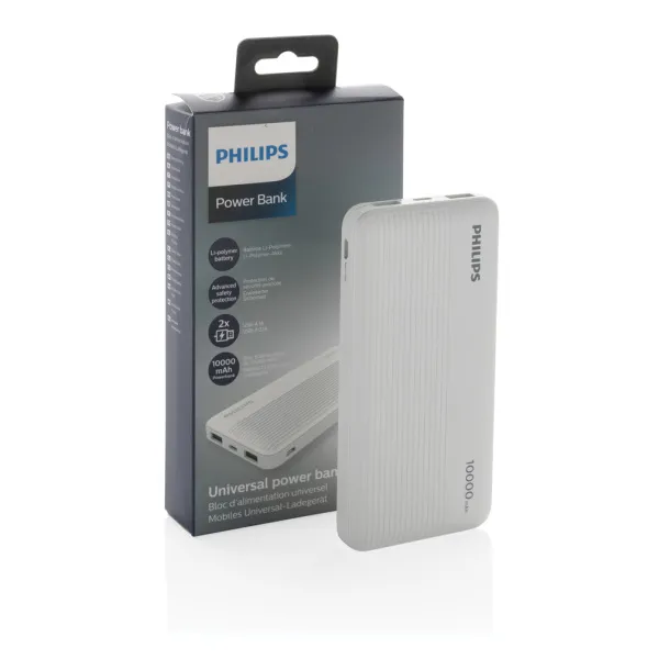  Philips 10.000 mAh slim powerbank - Philips Bijela 