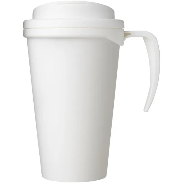 Americano Grande 350 ml mug with spill-proof lid - Unbranded White