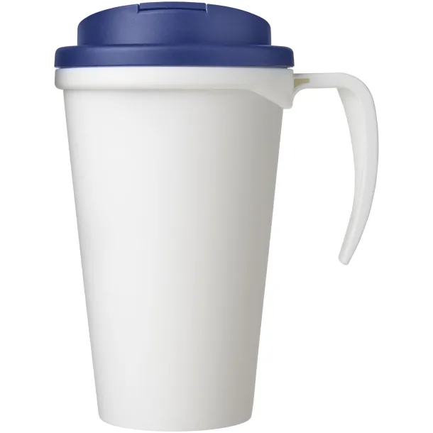 Americano Grande 350 ml mug with spill-proof lid - Unbranded White Blue