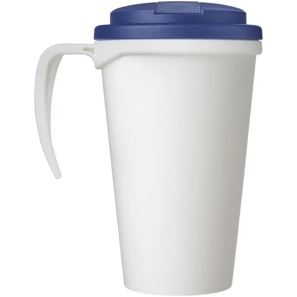 Americano Grande 350 ml mug with spill-proof lid - Unbranded White Blue