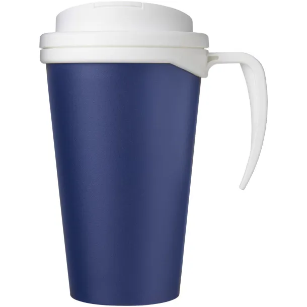 Americano Grande 350 ml mug with spill-proof lid Blue White