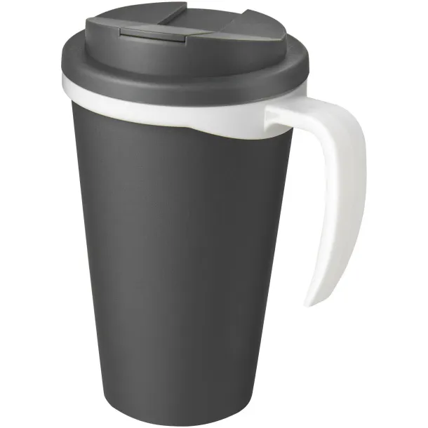 Americano Grande 350 ml mug with spill-proof lid Grey