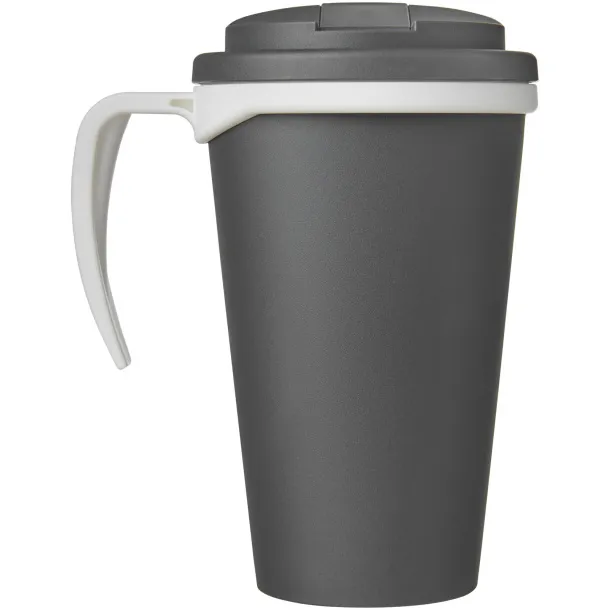 Americano Grande 350 ml mug with spill-proof lid Grey