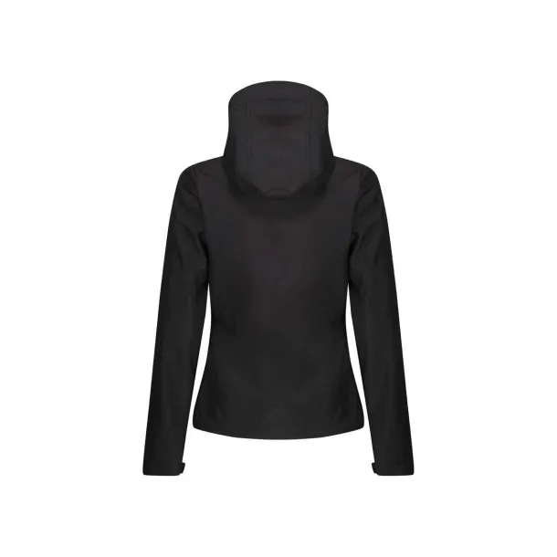  WOMEN'S VENTURER 3 LAYER HOODED SOFTSHELL JACKET - Regatta Black Black