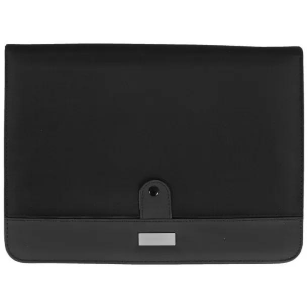  Conference folder approx. A4 with notebook and calculator Crna