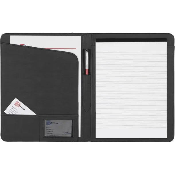  Conference folder A4 with notebook Crna