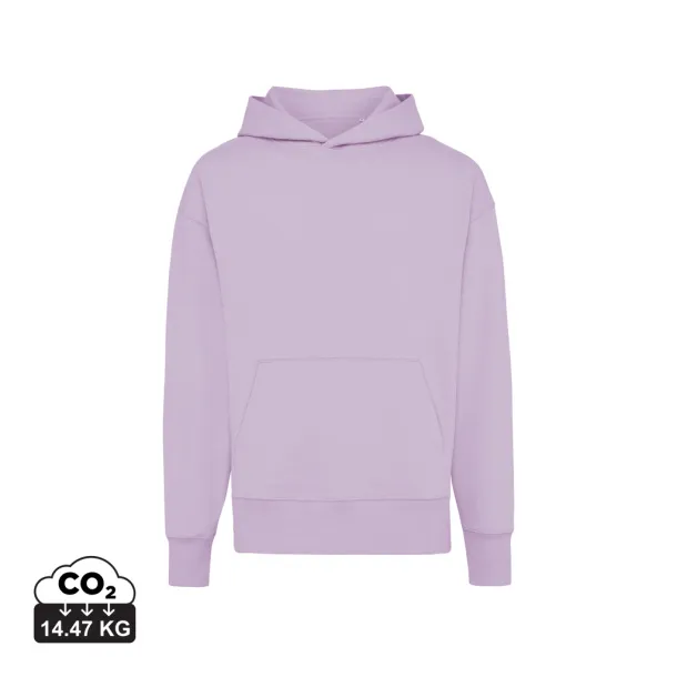  Iqoniq Yoho recycled cotton relaxed hoodie - iqoniq Lavanda