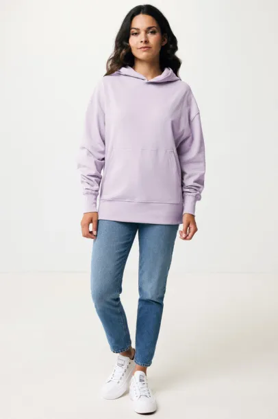  Iqoniq Yoho recycled cotton relaxed hoodie - iqoniq Lavanda