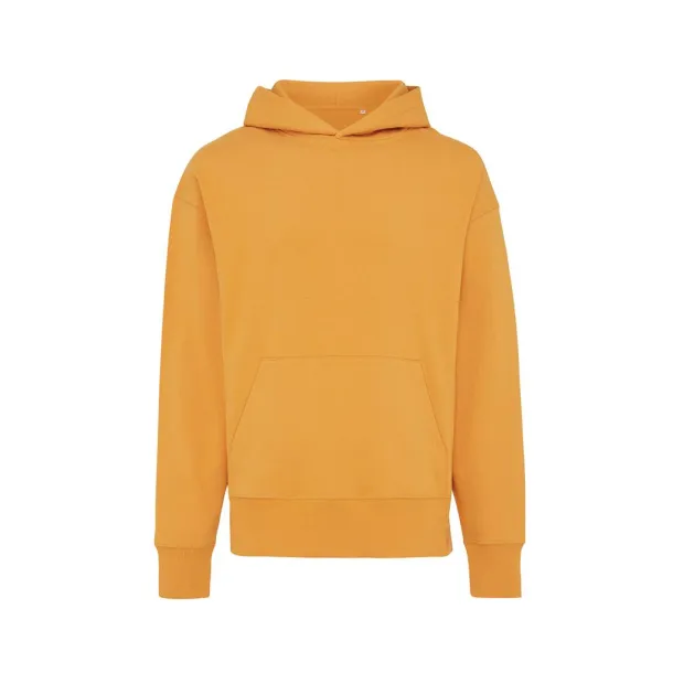  Iqoniq Yoho recycled cotton relaxed hoodie - iqoniq sundial orange
